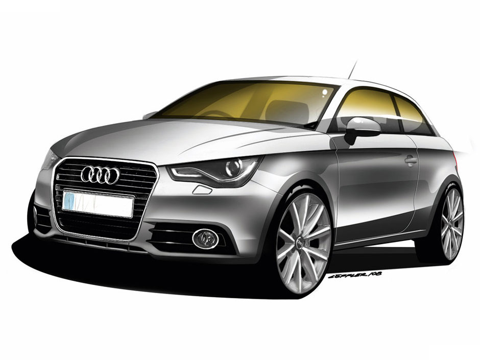 Скетч Audi A1 — 1